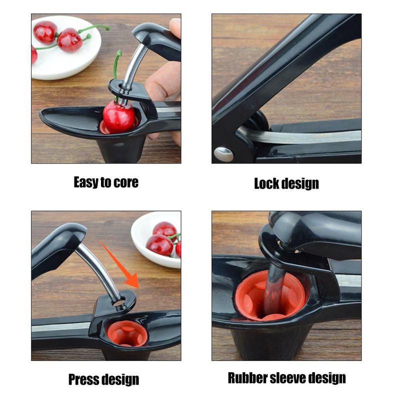 Prijenosni Cherry Fruit Kitchen Olive Remover Remove Pit Gadget Seed Gadget Stoner Core Corer Pitter Kitchen Alat za kućnu upotrebu Deseed