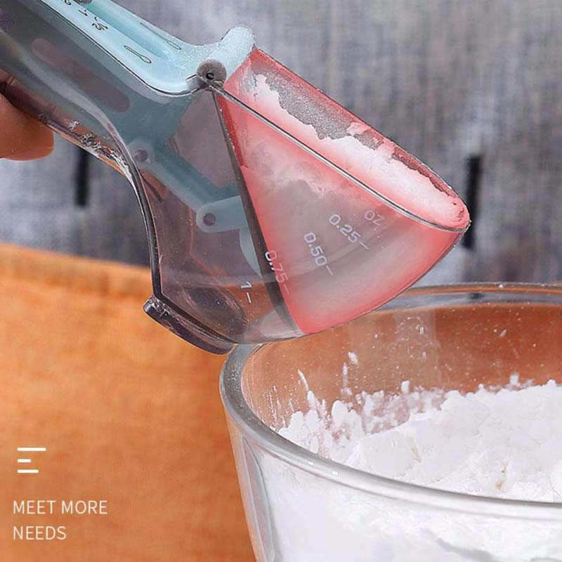 Mjerna žlica za pečenje Kuhinjska žlica za gram i brojanje Mjerna posuda s vagom Podesiva mjerna žlica Kućna vaga sp