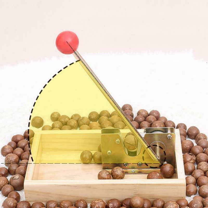 Nauja Spragtukų lupimo mašina Sunkus pekano riešutų skeldėjų Reguliuojamas riešutų krekingo atidarytuvas lazdyno riešutams Migdolams Graikiniams riešutams