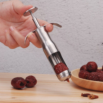 Βοηθητικά Gadgets και αξεσουάρ κουζίνας 304 Ανοξείδωτο τζιτζιφιές Cherry Corer Fruit Core Remover
