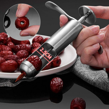 Creative Cherry Corer 304 από ανοξείδωτο ατσάλι Cherry Pitters For Fruit Red Jujube Cherry Core Remover Αξεσουάρ κουζίνας