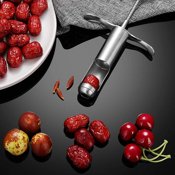 Creative Cherry Corer 304 από ανοξείδωτο ατσάλι Cherry Pitters For Fruit Red Jujube Cherry Core Remover Αξεσουάρ κουζίνας