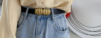 Novi model ženskog remena od umjetne kože - retro stil