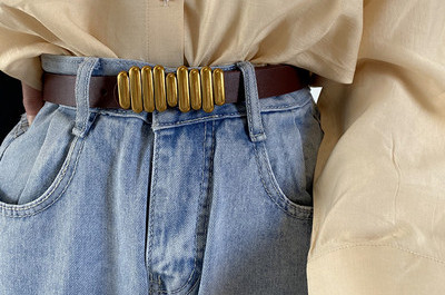 Novi model ženskog remena od umjetne kože - retro stil