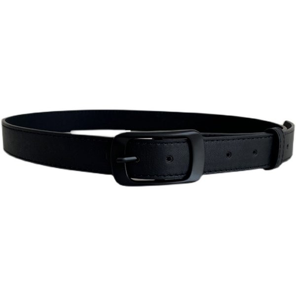 Modni kožni remen s kvadratnom kopčom za žene