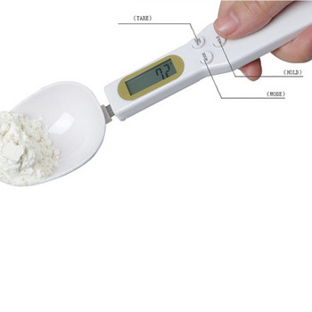 LCD Цифрова кухненска везна Електронна готварска лъжица за измерване на теглото на храната 500g 0.1g Кафе Чай Захар Лъжица Везна Кухненски инструмент