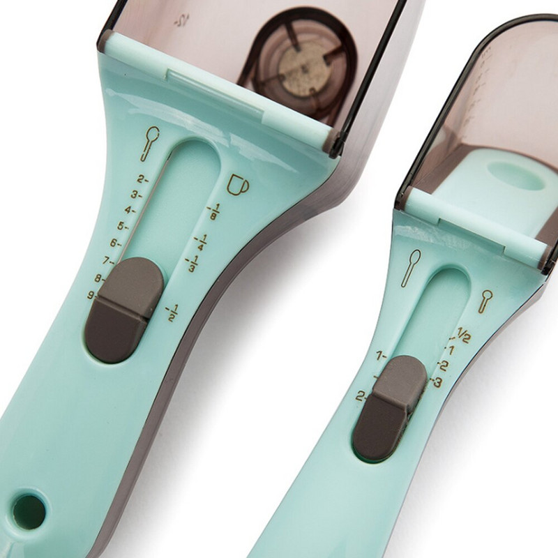 Podesive mjerne žlice 2 kom. Višenamjenske mjerne lopatice za pečenje Vaga za kuhanje Mjerne čaše Kuhinjski pribor Alati