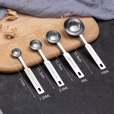 Kuhinjski alat Mjerne žlice Žlice Mjerna posuda i lopatica Praktični kuhinjski pribor Žlica Vaga