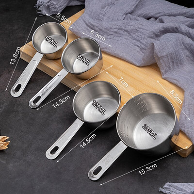 Kuhinjski alat Mjerne žlice Žlice Mjerna posuda i lopatica Praktični kuhinjski pribor Žlica Vaga