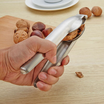 Nerūdijančio plieno rankinis kaštonų atidarytuvas Spragtukas Sheller Kaštonų žievelės artefaktų skustuvas Virtuvės įrankių priedas Neslystantis kaštonas