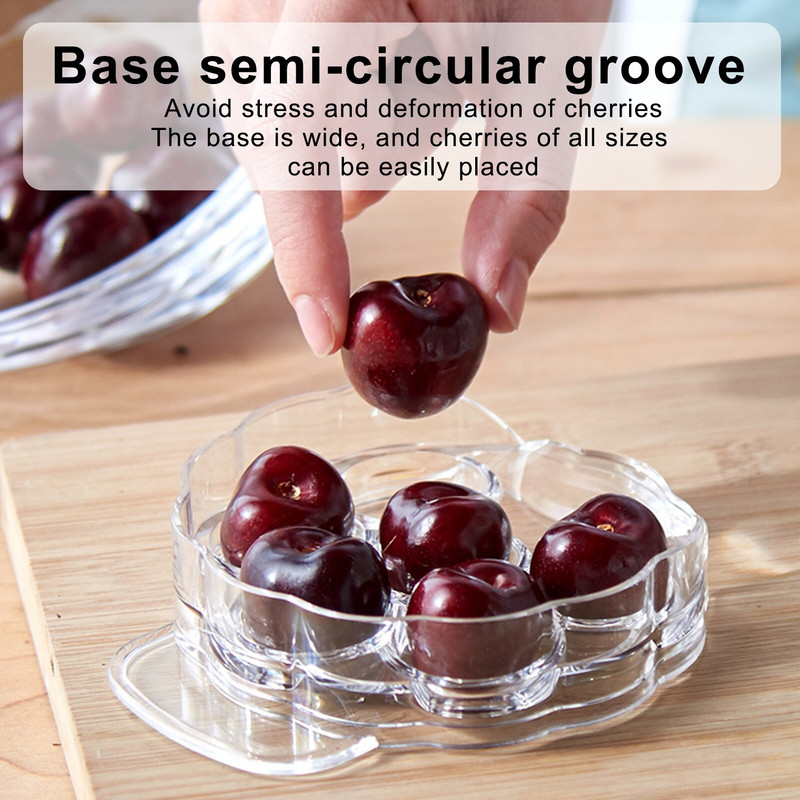 Alat za uklanjanje koštica od sjemenki trešnje Olive Alat za uklanjanje koštica od više koštica Alat za uklanjanje koštica od koštica trešnje s bravom koja štedi prostor