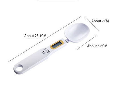 LCD digitalna kuhinjska vaga Elektronska žlica za kavu Žlica za mjerenje težine 500 g 0,1 g Kava Čaj Žlica za šećer Vaga Kuhinjski alat