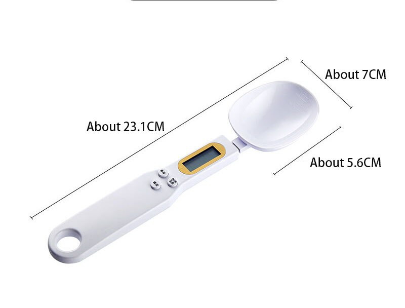 LCD digitalna kuhinjska vaga Elektronska žlica za kavu Žlica za mjerenje težine 500 g 0,1 g Kava Čaj Žlica za šećer Vaga Kuhinjski alat