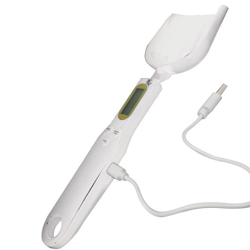 Elektronska kuhinjska vaga 500g-0,1g LCD digitalna žlica za vaganje Kuhinjski alat Punjiva elektronska žlica za nutricionističku vagu za pečenje