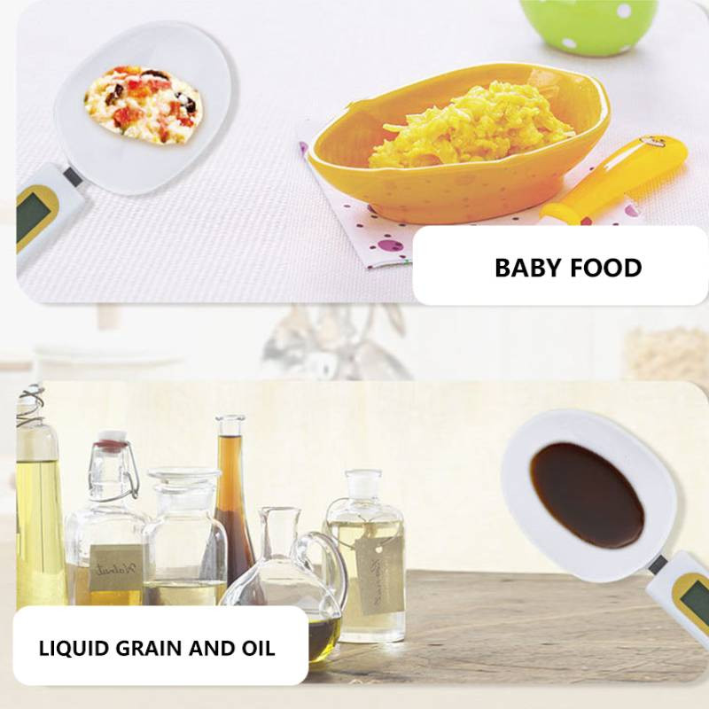 Elektronska kuhinjska vaga 500g 0,1g LCD zaslon Digitalna žlica za vaganje Digitalna vaga sa žlicom Mini kuhinjski alat za mjerenje Naprave