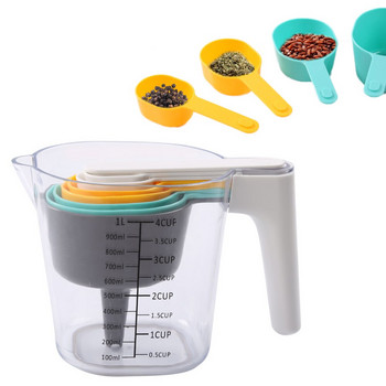 Комплект мерителни чаши и лъжици от 9 бр. Комплект инструменти за пекарни Мерителна лъжица Лъжица Кухненски джаджи Съдове за печене Аксесоари за готвене