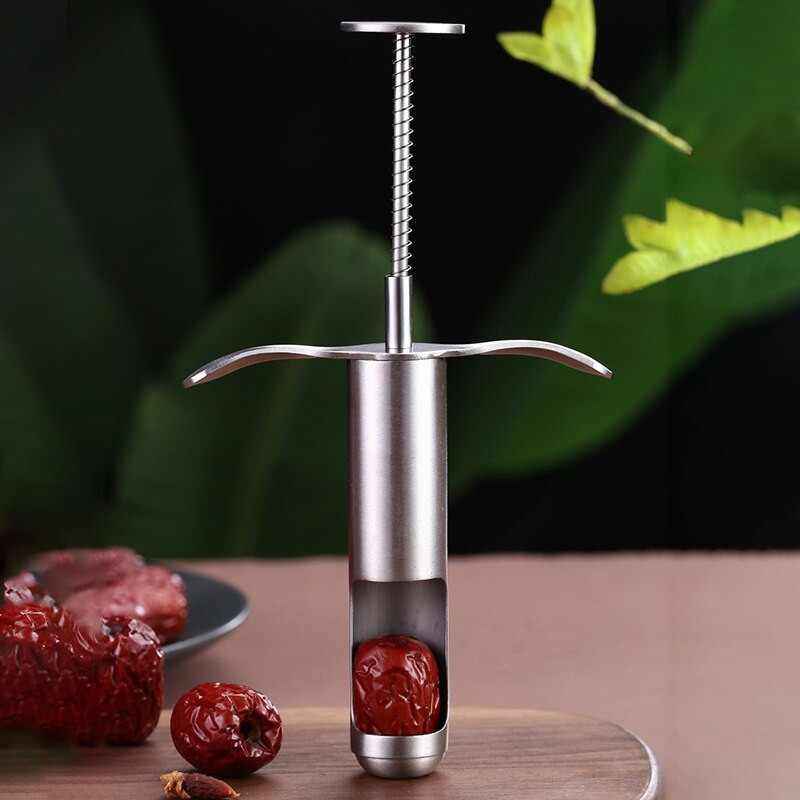 Opruga od nehrđajućeg čelika Koštica za žižule Trešnja Maslina Ručni alat za uklanjanje jezgre sjemenki Kuhinjski alat Trešnja Maslina