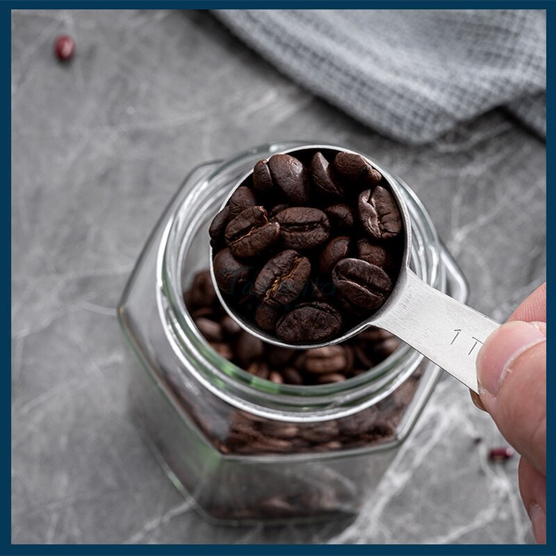 6/kom Mjerna žličica od nehrđajućeg čelika Žličica Mjera Podesiva mjerna žličica Kava Šećer Kuhinjski alati Brašno za pečenje kolača