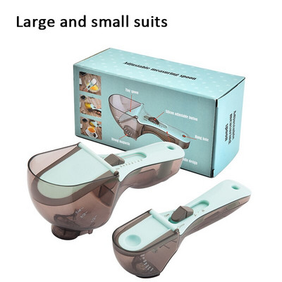 Alati za pečenje Žlica za mjerenje Kuhinjski alati Plastična vaga Žlica za mjerenje Podesivi set žlica za mjerenje