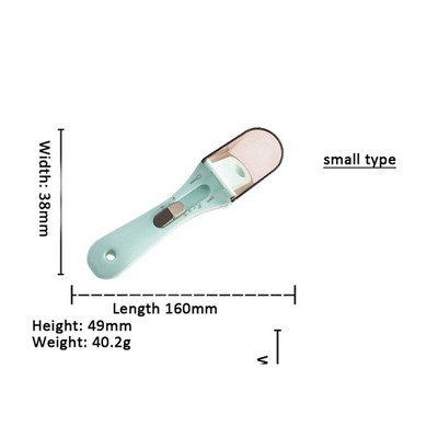 Alati za pečenje Žlica za mjerenje Kuhinjski alati Plastična vaga Žlica za mjerenje Podesivi set žlica za mjerenje