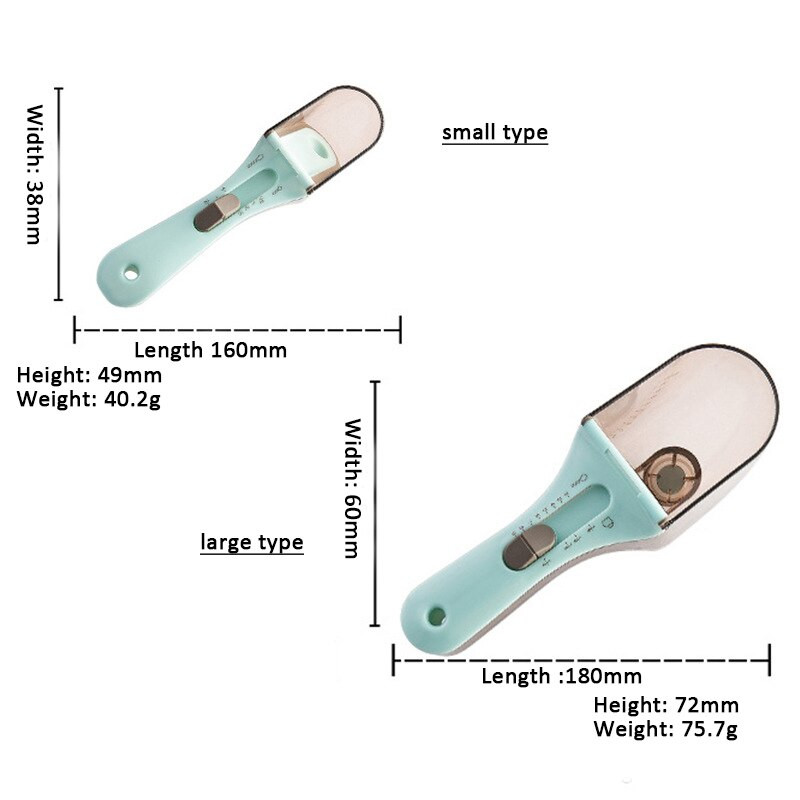 Alati za pečenje Žlica za mjerenje Kuhinjski alati Plastična vaga Žlica za mjerenje Podesivi set žlica za mjerenje
