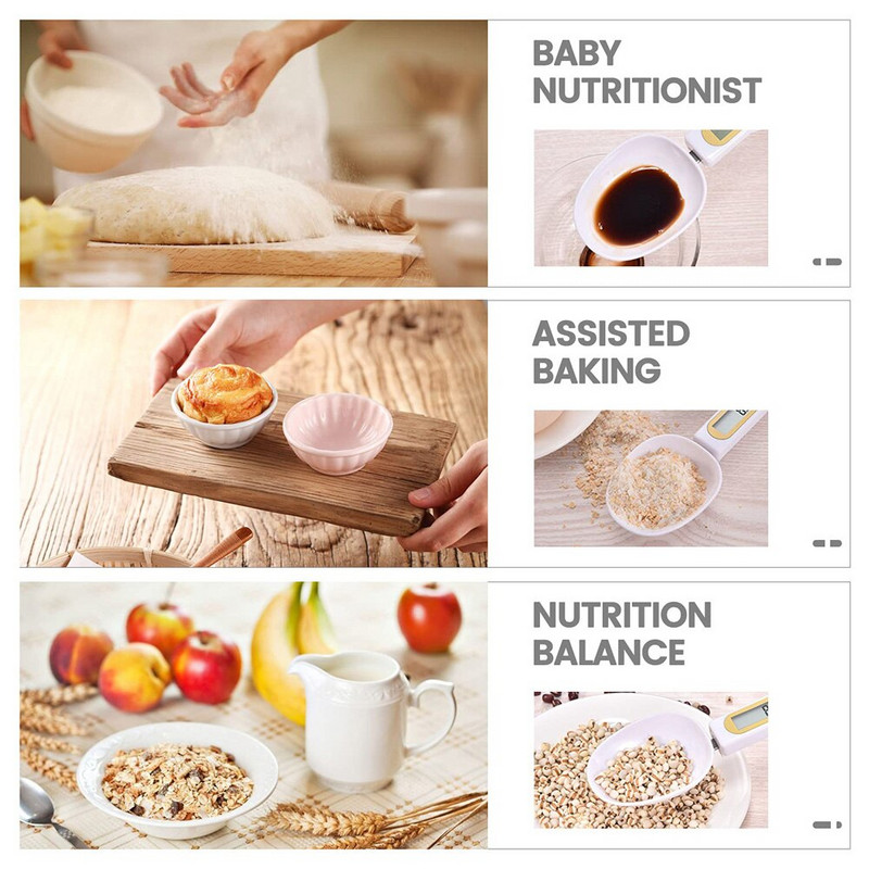 LCD digitalna kuhinjska vaga elektronička žlica za mjerenje težine hrane 500 g 0,1 g žlica za kavu čaj šećer vaga kuhinjski alat