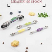 8-dijelni set magnetskih dvoglavih žlica od nehrđajućeg čelika za mjerenje krute tekućine u prahu Kuhinjski alati