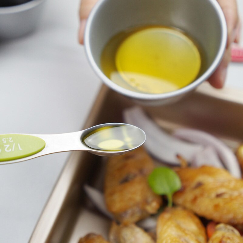 8-dijelni set magnetskih dvoglavih žlica od nehrđajućeg čelika za mjerenje krute tekućine u prahu Kuhinjski alati