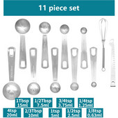 Višenamjenske mjerne žlice Set šalica Izdržljivo posuđe od nehrđajućeg čelika Kuhinjski pribor za pečenje