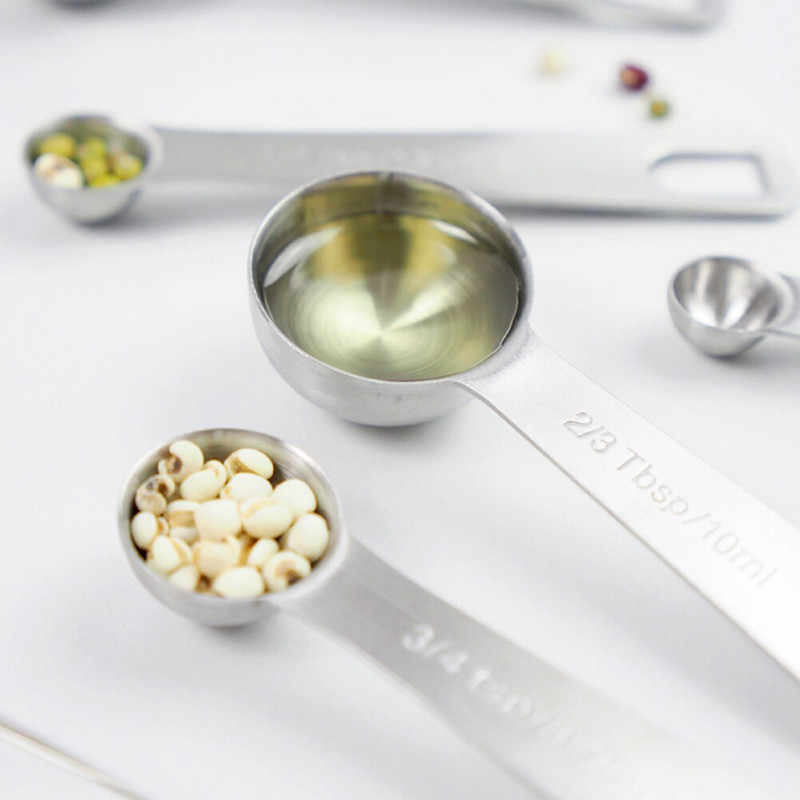 6/9/11kom set mjernih žlica od nehrđajućeg čelika TSP žlica za kućanstvo mlijeko u prahu kava tekućina kuhinjsko posuđe alat za pečenje
