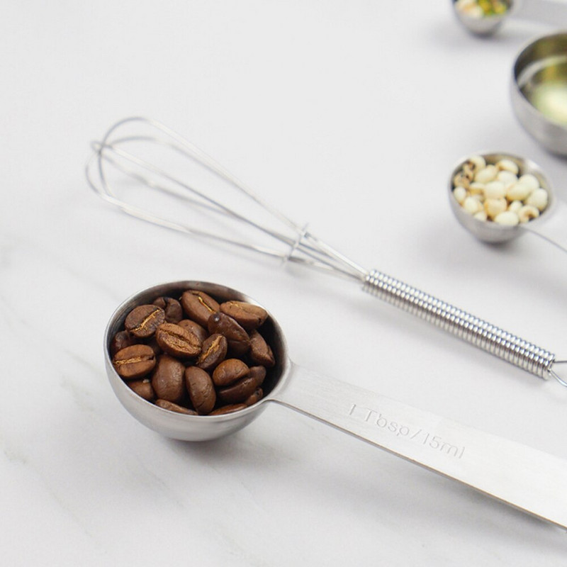 6/9/11kom set mjernih žlica od nehrđajućeg čelika TSP žlica za kućanstvo mlijeko u prahu kava tekućina kuhinjsko posuđe alat za pečenje