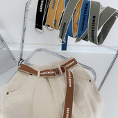 Novi model ženskog platnenog remena sa natpisima