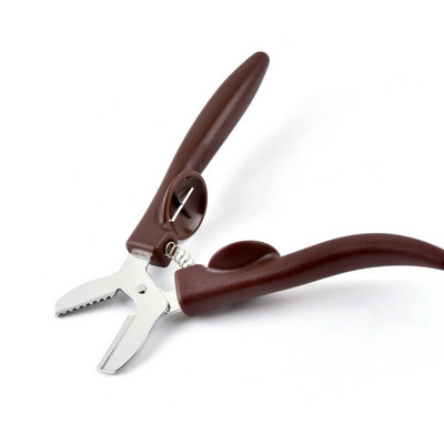 Uređaj za otvaranje kestena Višenamjenski dizajn Oštra oštrica za uklanjanje tvrde ljuske Križna stezaljka s nazubljenim rubom Artefakt Stezaljka od orahovine