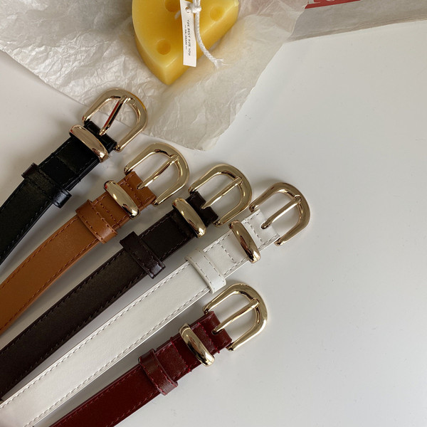 Novi model ženskog kožnog remena sa metalnom kopčom