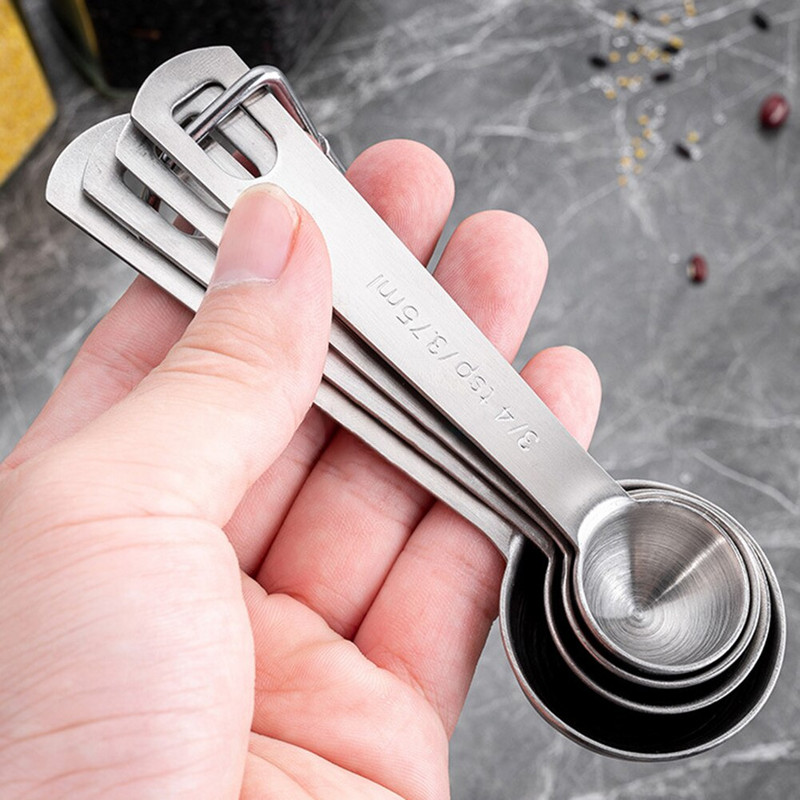 Mjerne žlice od nehrđajućeg čelika od 8 komada, šalica, kuhinjska vaga za kuhanje, lopatica, žličica, ručka, kuhinjski pribor, mjerni alat