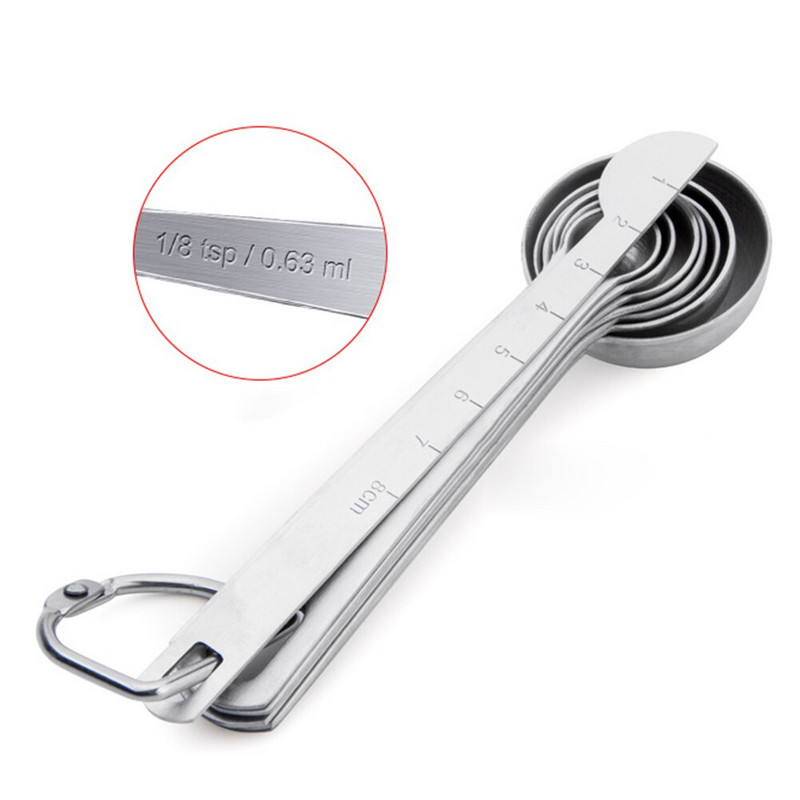 Mjerne žlice od nehrđajućeg čelika od 8 komada, šalica, kuhinjska vaga za kuhanje, lopatica, žličica, ručka, kuhinjski pribor, mjerni alat