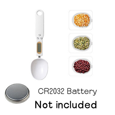 Višenamjenska elektronička kuhinjska vaga Mini kuhinjski alat za vagu za hranu 500g 0,1g LCD digitalna mjerna digitalna vaga sa žlicom