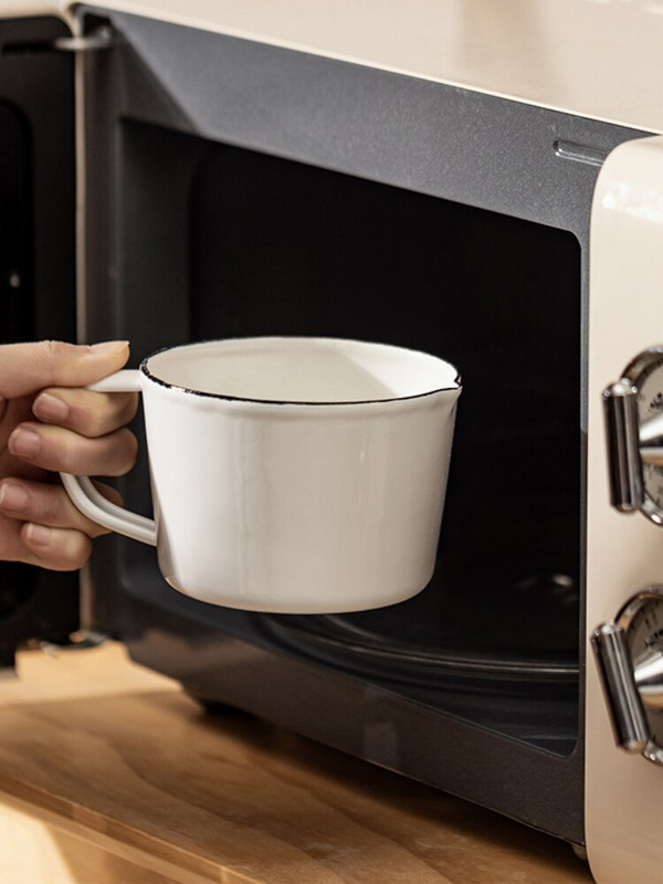500/1000 ml Emajlirana Mjerna posuda za pečenje Vrč za mlijeko otporan na toplinu Šalica za vagu Kuhinjski plinski indukcijski štednjak siguran za pećnicu