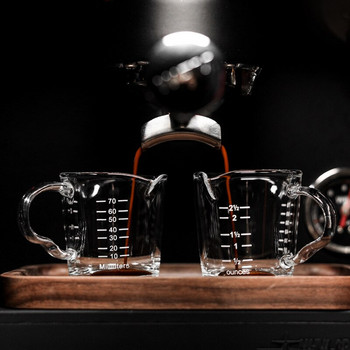 70ml 80ml 90ml Ποτήρια Espresso Shot Μεζούρα με λαβή Κανάτες κρασιού Υπηρεσίες καφέ Barista Exclusive Tools