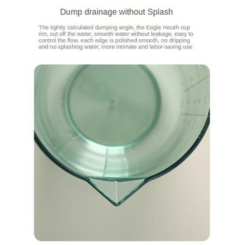 Μεζούρα Διαφανές πλαστικό Διαφανές κανάτα μέτρησης με ζυγαριά Θερμικά εργαλεία ψησίματος Εργαλεία κουζίνας