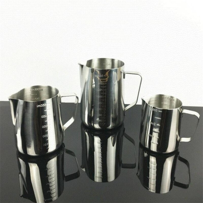 Kreativna mjerna šalica od nehrđajućeg čelika velikog kapaciteta s vagom Uredska šalica za espresso kavu Vrč za latte mlijeko Kuhinjski alati za pečenje