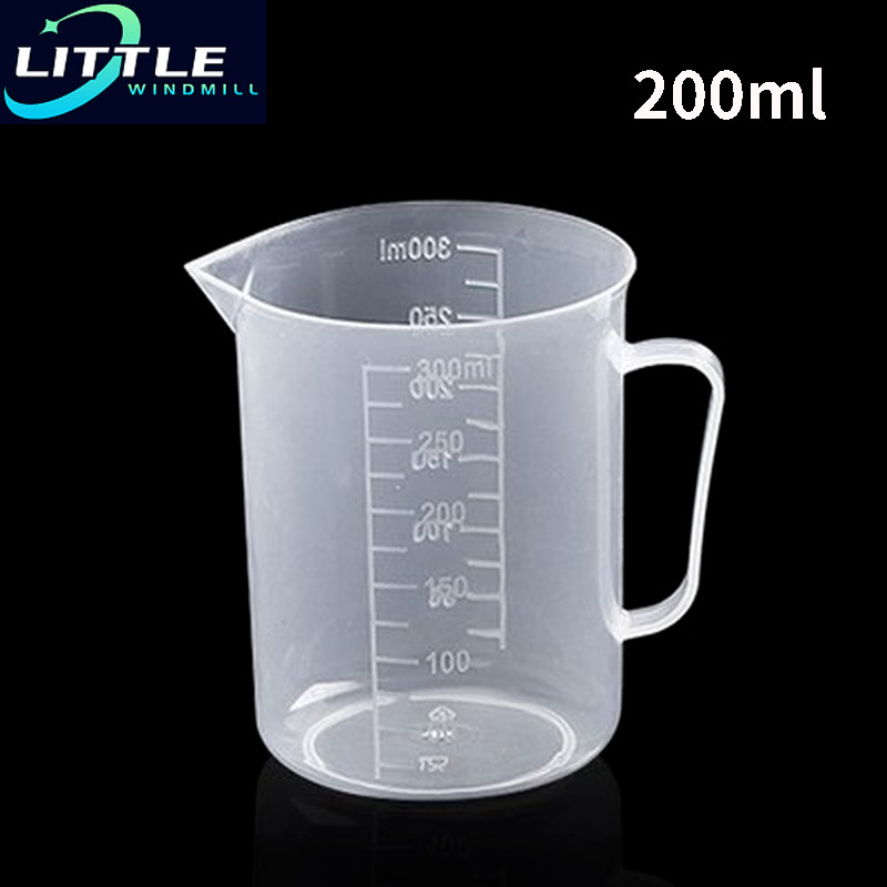 4Pcs Plastična prozirna mjerna posuda Vrč za izlijevanje Površina Kuhinjski pribor Pribor za kolače Alati za pečenje