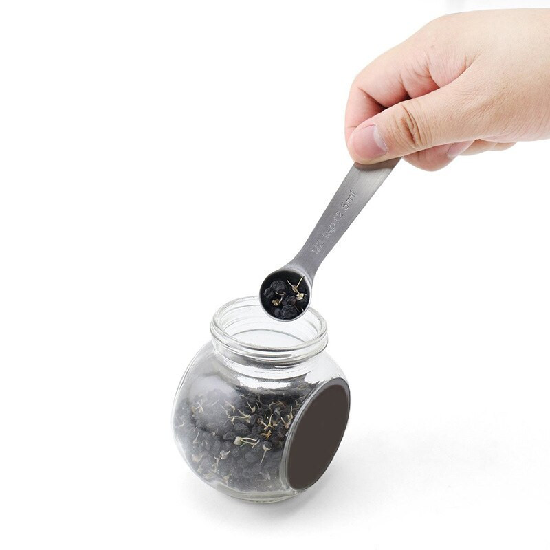 6kom/set Mjerne žličice od nehrđajućeg čelika Višenamjenske šalice za začine za kavu i čaj Mjerne šalice s vagom Kuhinjski alati