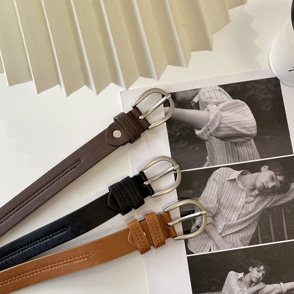 Casual ženski remen od eko kože