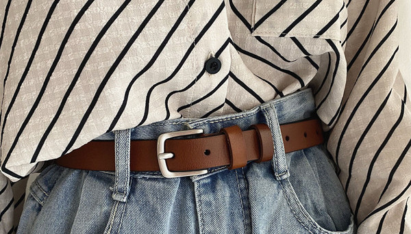 Ženski remen clean model od eko kože