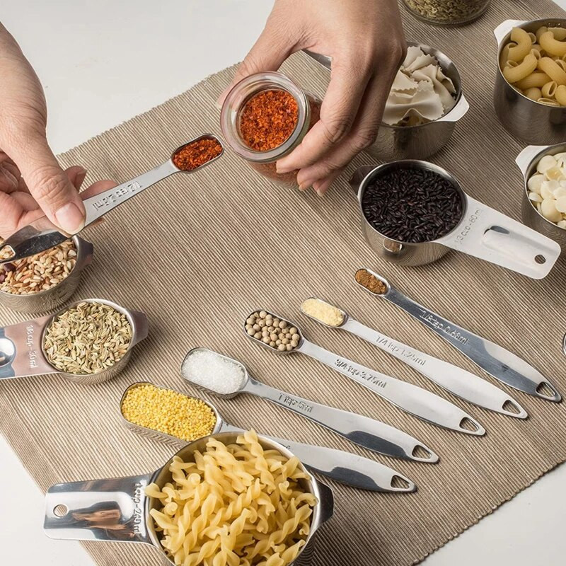 Mjerna žlica od nehrđajućeg čelika Domaći čaj Zrna kave Šećer u prahu Žlica Kuhinjske mjere za začine Kuhinjski pribor