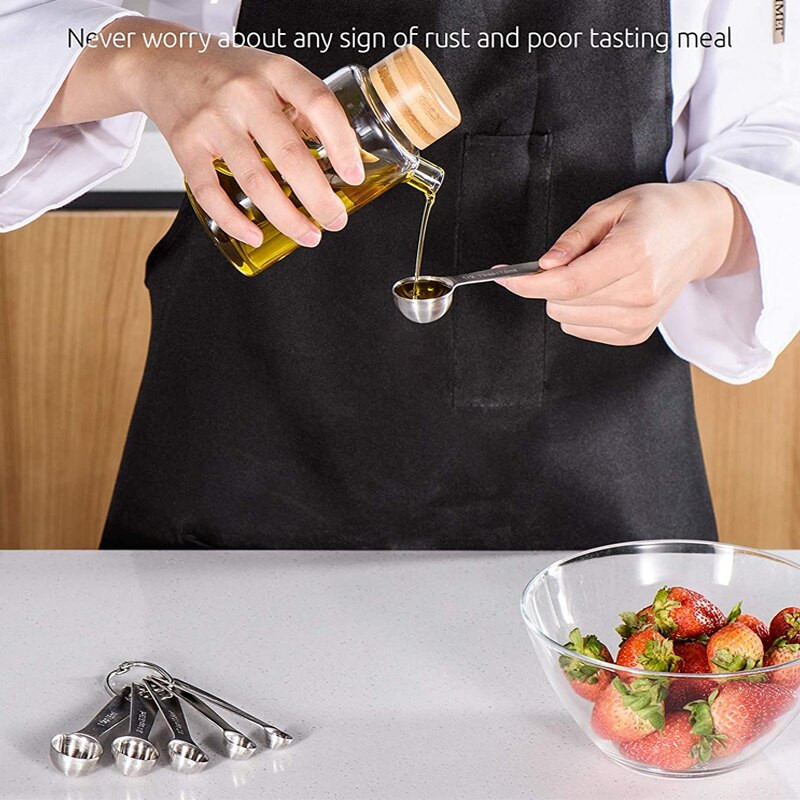 Mjerna žlica od nehrđajućeg čelika Domaći čaj Zrna kave Šećer u prahu Žlica Kuhinjske mjere za začine Kuhinjski pribor