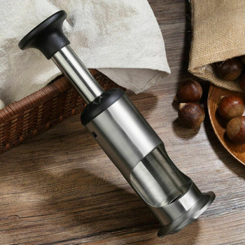 Ръчно изработена отварачка за бутилки от кестен от неръждаема стомана, противоплъзгаща кора, ръчна изработка от кестен, аксесоари за кухненски уреди.