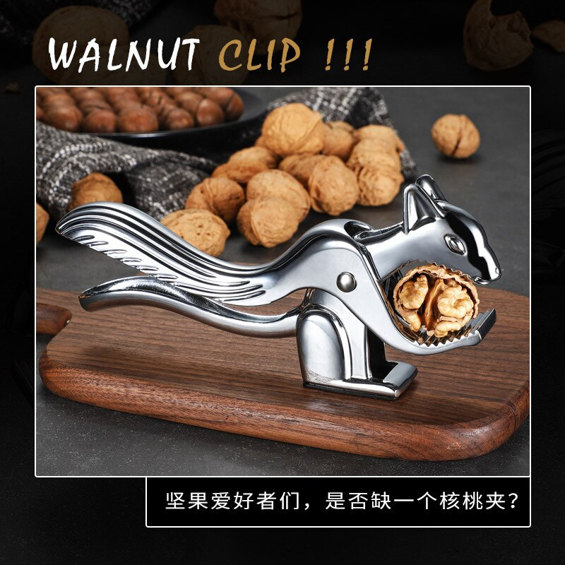 Kreativna vjeverica lijevkasta kopča od legure cinka višenamjenska matica orah kopča orah kliješta kuhinjski gadget