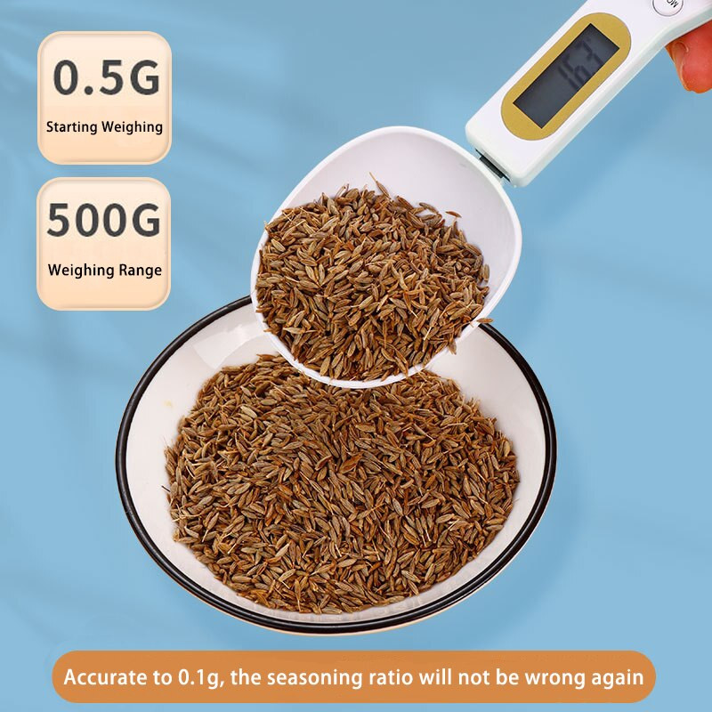 500g/0,1g Precizne digitalne mjerne žlice s LCD zaslonom Kuhinjske mjerne žlice za kuhanje brašna i šećera Elektronske vage